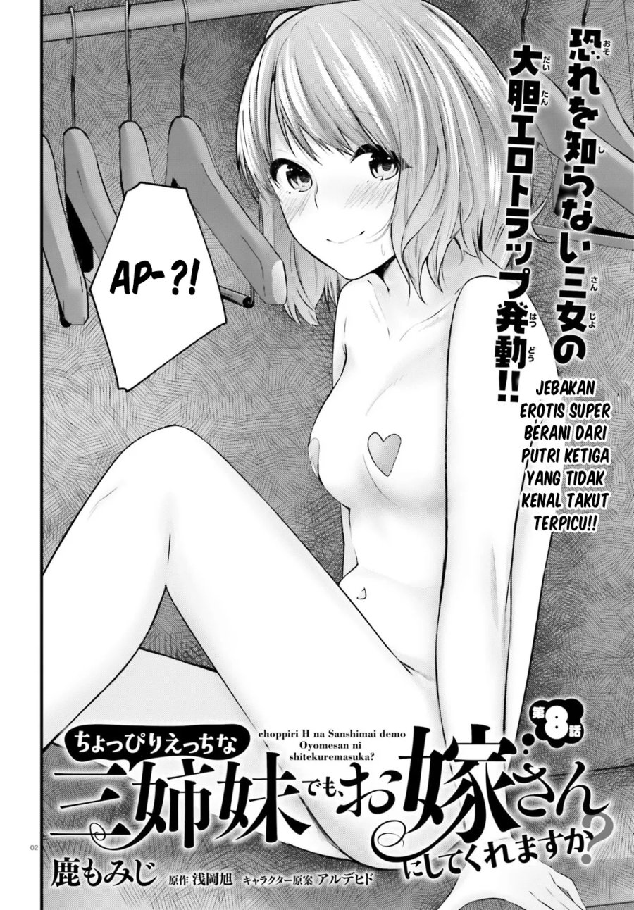 Could You Turn Three Perverted Sisters Into Fine Brides? Chapter 08 Bahasa Indonesia